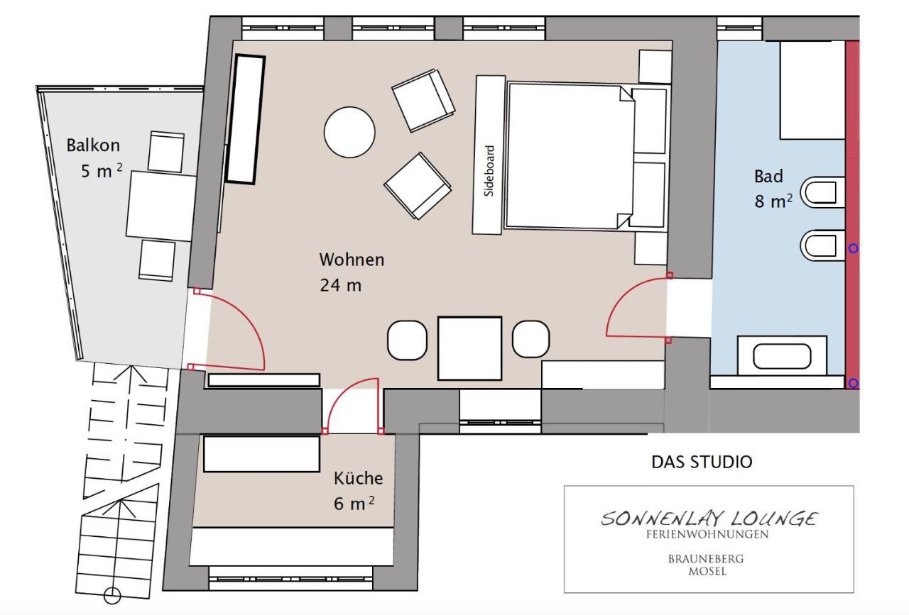 Sonnenlay Lounge - Studio & Ferienhaus Brauneberg Exterior photo